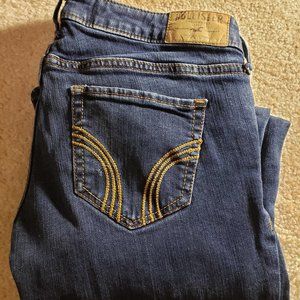 Dark Denim Hollister Super Skinny Jeans - Size 5 Long